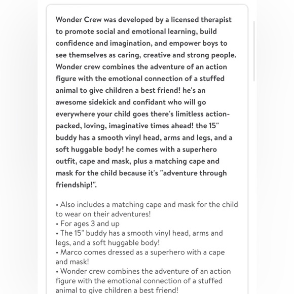 Wonder Crew superhero Marco doll - Picture 2 of 4